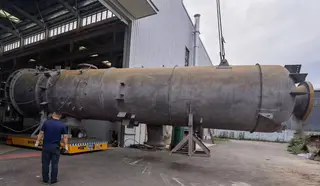 Steam-Water Separator Vessel during Transport